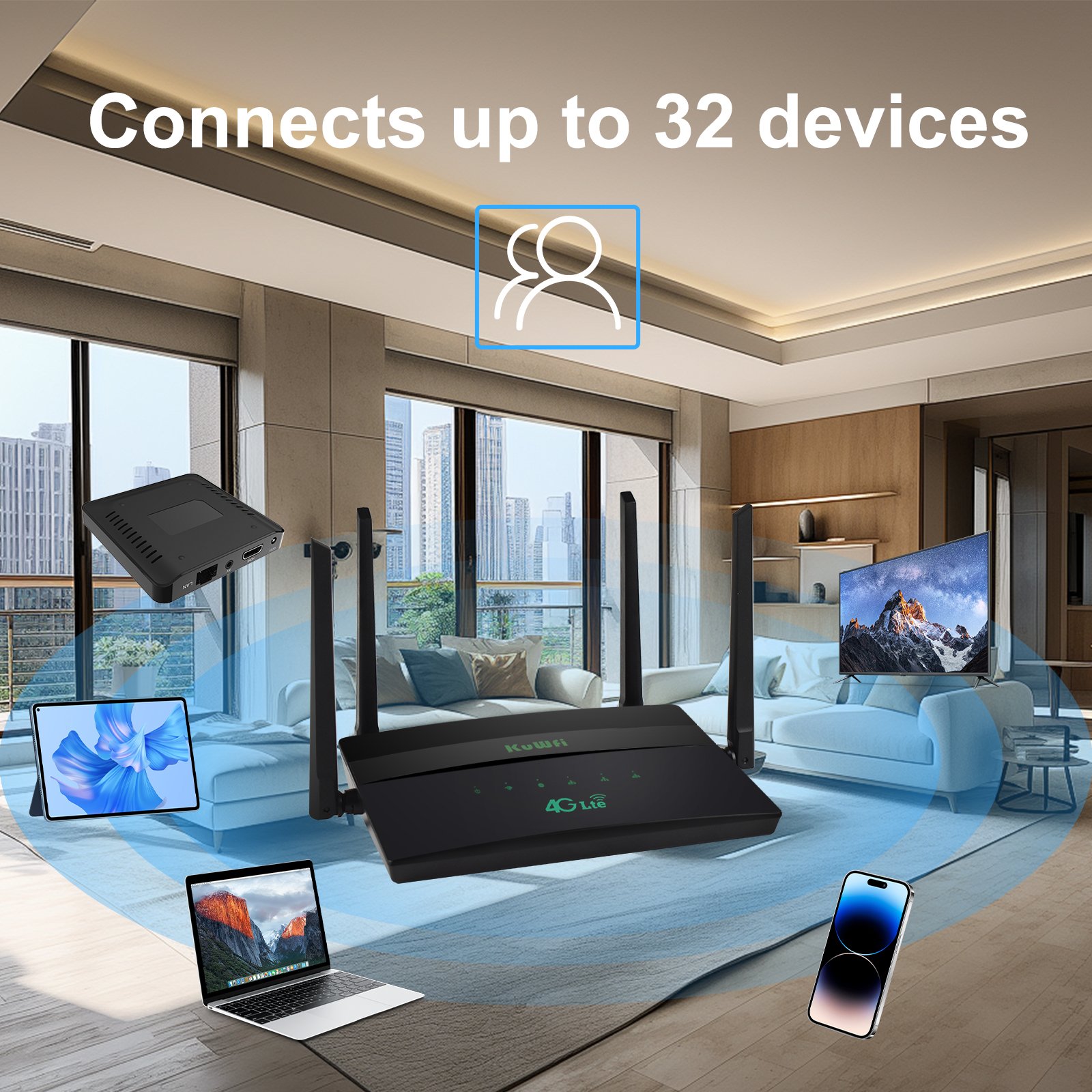 Dual Band VPN router 750mbps 4g lte wireless router 2 lan port 4 high gain antenna unlocked modem 4g router with sim card slot